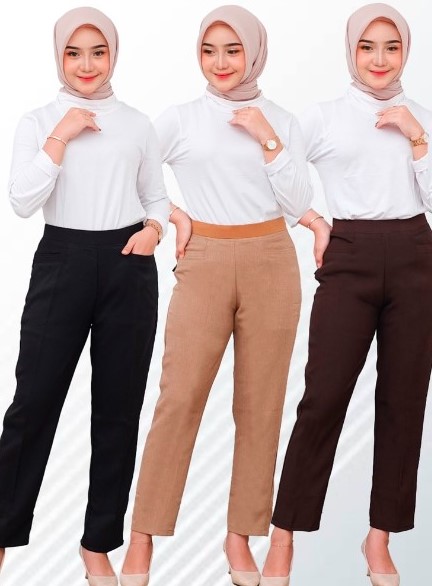 Celana Plisket PNS Wanita Bangkalan